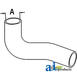 UW4507   Upper Hose---Replaces 303144380   